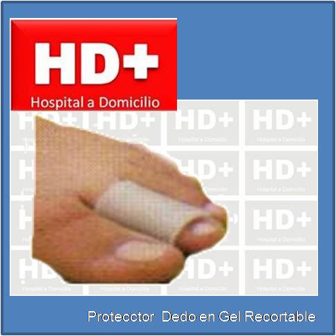 Protector de Dedo de  PIES en Gel recortable